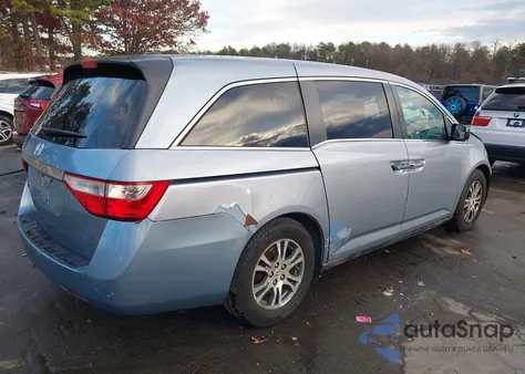 2011 Honda Odyssey Ex-L из США, поврежденный, VIN 5FNRL5H6XBB033340